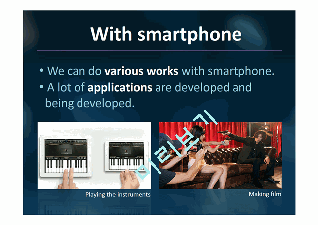 Uses of Smartphone(Based on U & G - Uses and dependency model)   (4 )